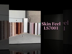 ПВХ деревянный стеклянный щит Внутреннее украшение Бамбук уголь кожа Текстура стенная панель