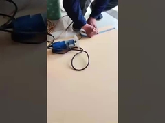 Прорезка канавок и гибка углов на панелях из бамбукового древесного шпона