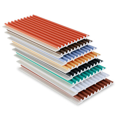 Качество  Factory Customized Fireproof PVC Co-Extruded Small Round Board Wall Panels Фабрика