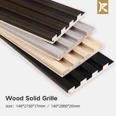 Качество  Environmental Protection Wall Panel Wood Grille Groove Solid Wood Wall Panel Фабрика