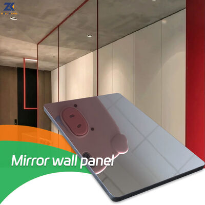 Качество  Bamboo Charcoal Carbon Crystal Panel Waterproof PETG High Gloss Mirror Wall Panel Фабрика