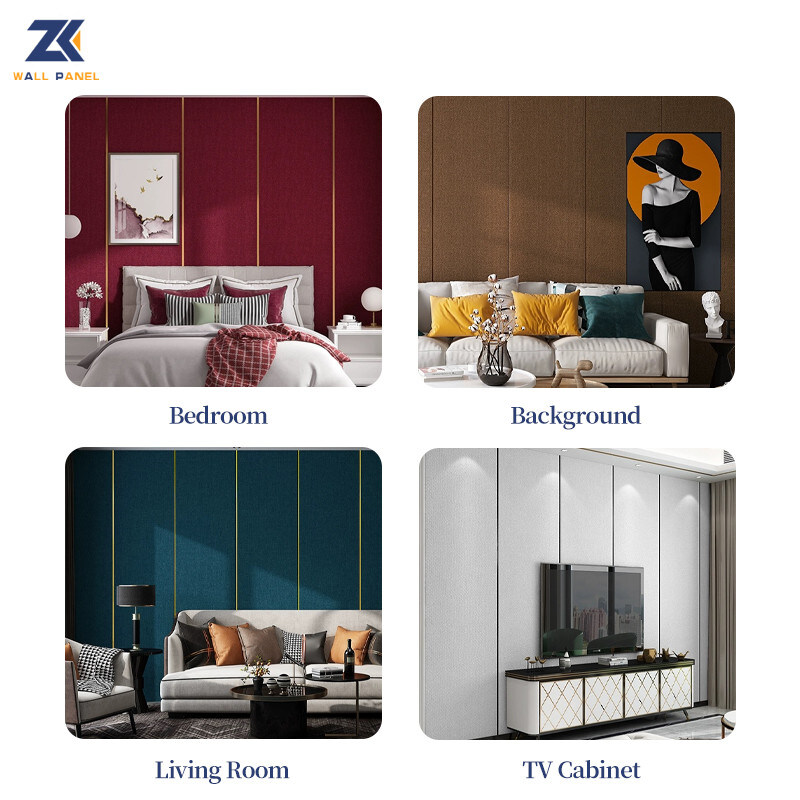 ткань угля бамбука облицовки 1.22m широкая деревянная текстурирует панели стены кухни PVC 3D