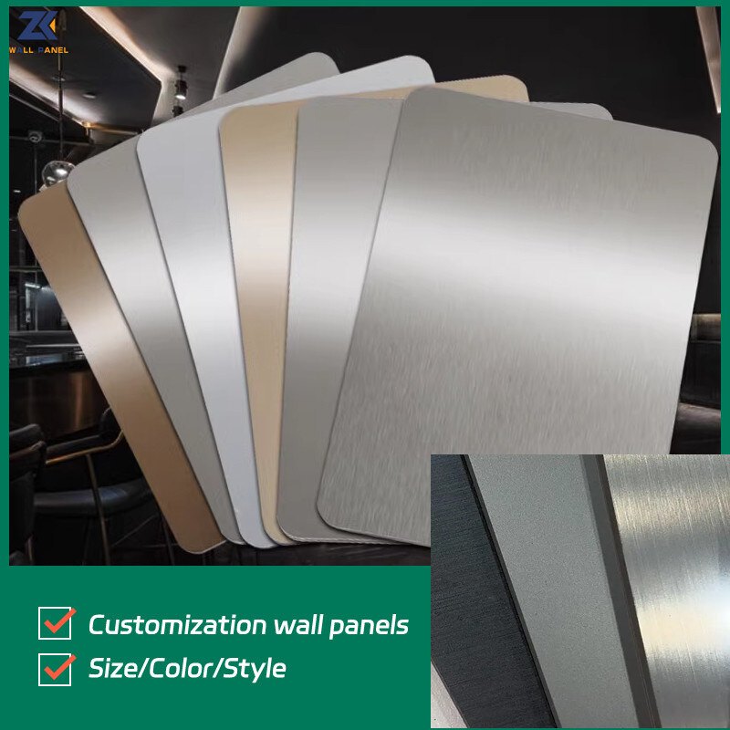 Древесина металла лощит твердое водоустойчивое пламя - retardant декоративные панели стены PVC