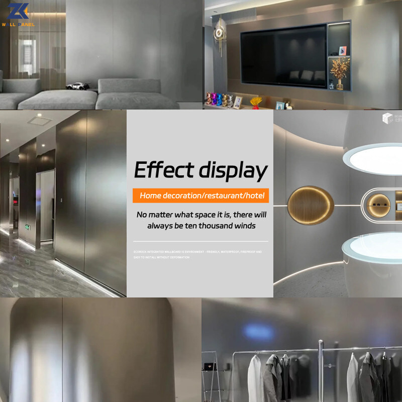 Древесина металла лощит твердое водоустойчивое пламя - retardant декоративные панели стены PVC