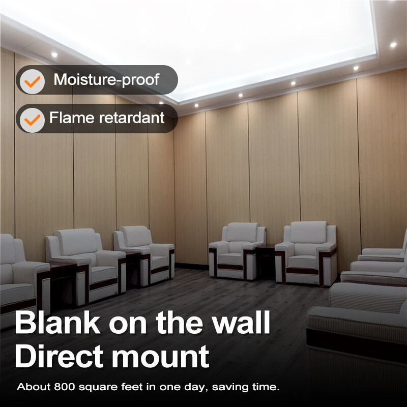 Декоративная панель из деревянного зерна из ПВХ 5 мм