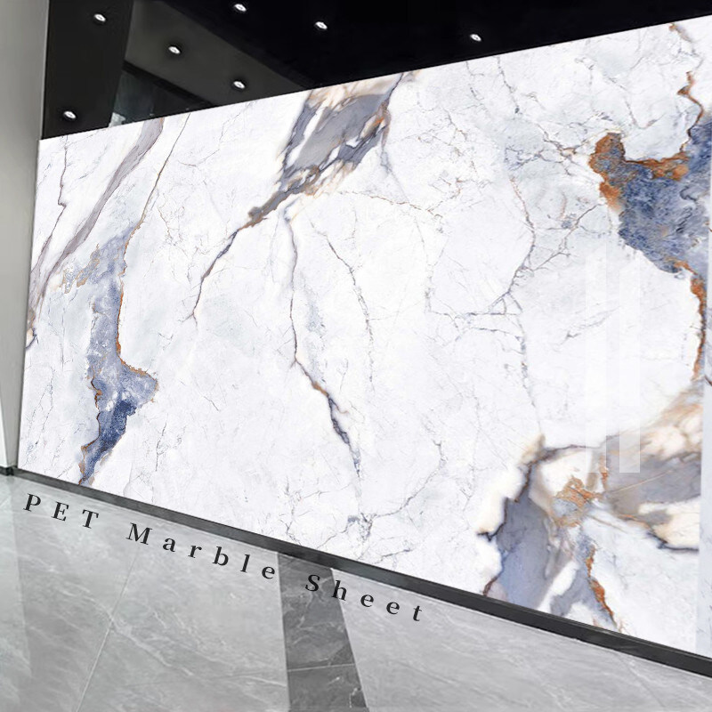 Водостойкость и удобство установки Марморное деревянное облицовочное покрытие панели для внутренних декоративных стен Новые продукты Марморное покрытие стен