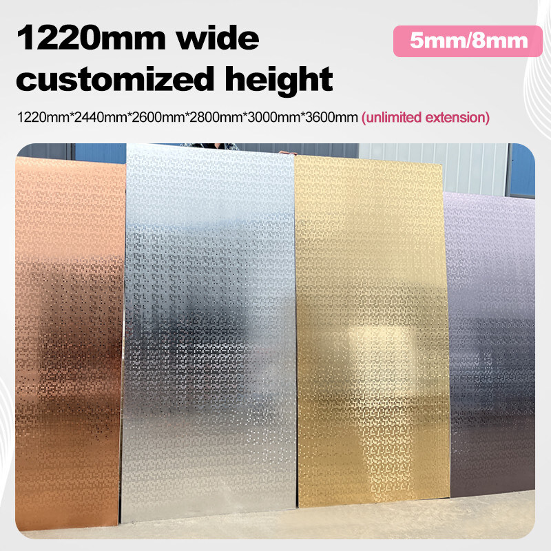 Стенные украшения для дома Бамбуковый угольный доски влагоустойчивый ПЭТ Металлический мозаичный стенный панель