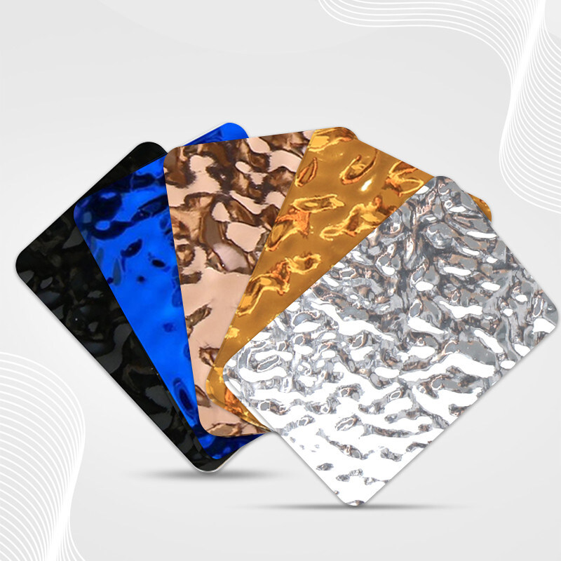 Роскошный 3d Вода Волна угольной доски Фабрика поставки Углерод кристаллической пластины стенной панели