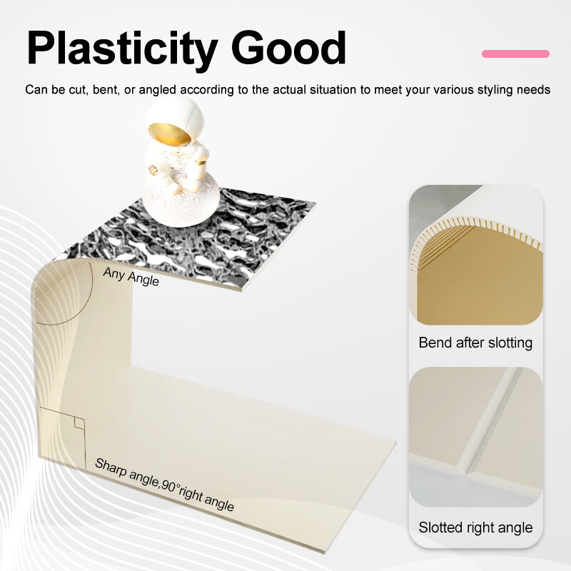 Роскошный 3d Вода Волна угольной доски Фабрика поставки Углерод кристаллической пластины стенной панели