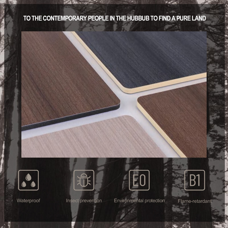 8мм ПВХ стенные панели декоративные огнеупорные деревянные фанеры из бамбуковых волокон