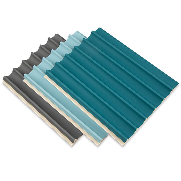 Панель гриля декоративного потолка 3D WPC деревянного на открытом воздухе 15mm круглая