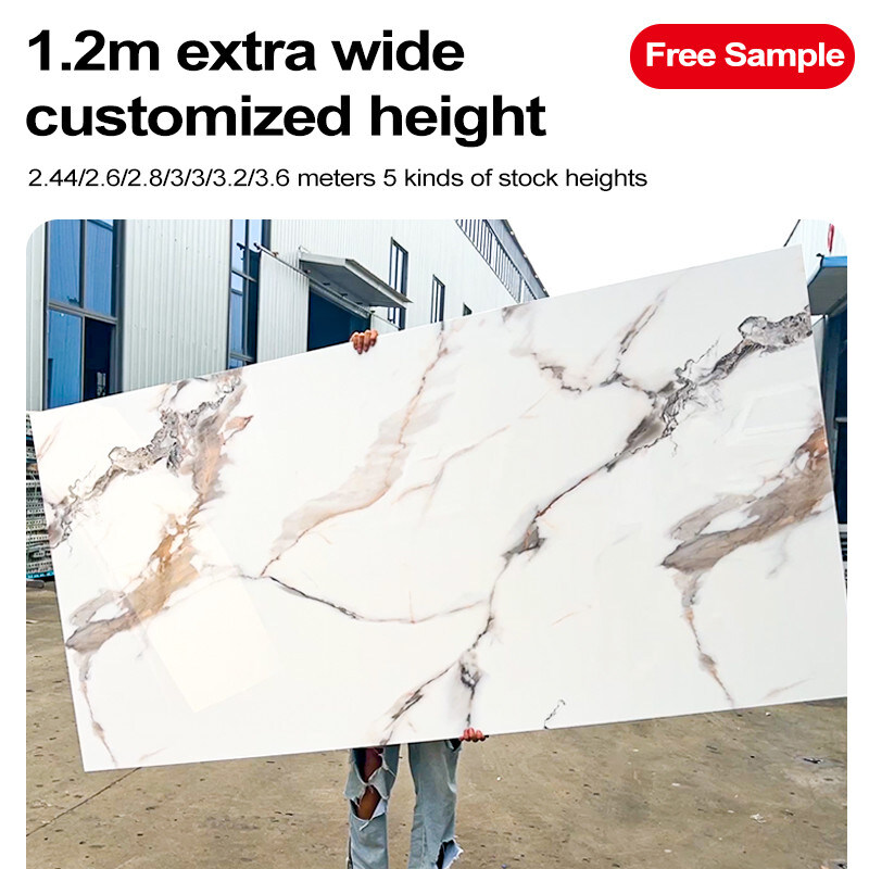 ПЭТ мраморная текстура декоративная стенная доска Бамбук древесный уголь ПВХ стена