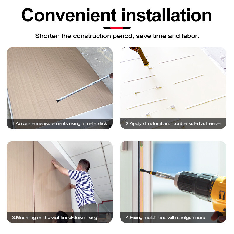 Современная привлекательная 5 мм высокоблестящая стена мраморная панель для внутреннего ПВХ мраморной плиты