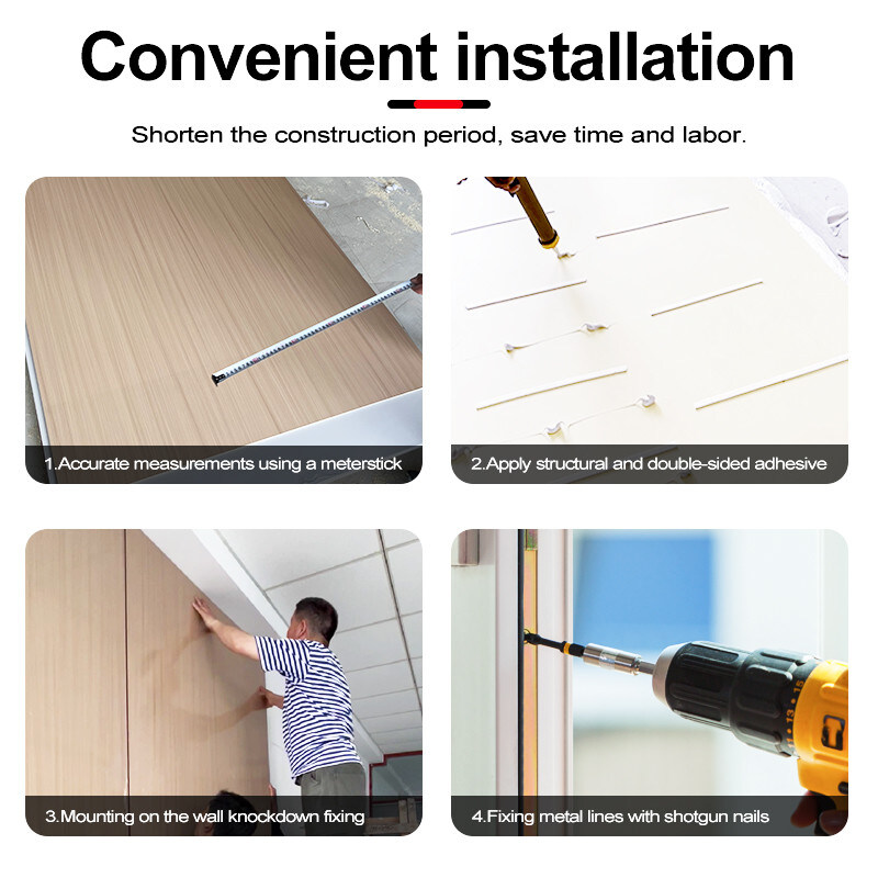 5 / 8 мм бамбуковая древесная фанера из древесного угля для декоративных стенных панелей