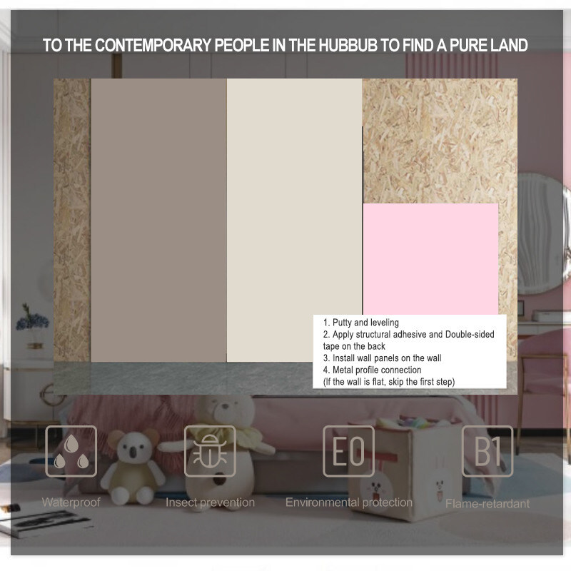 Декоративные стекольные панели дерево уголь бамбук кожа ощущение стенной доски