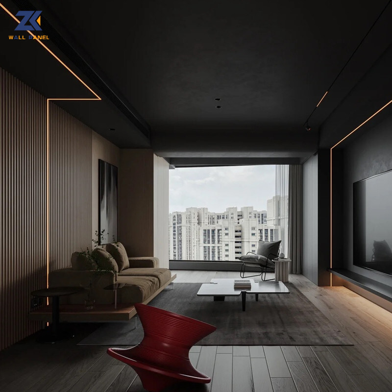 интерьер панели стены волокна бамбука металла 1.22*2.6m декоративный