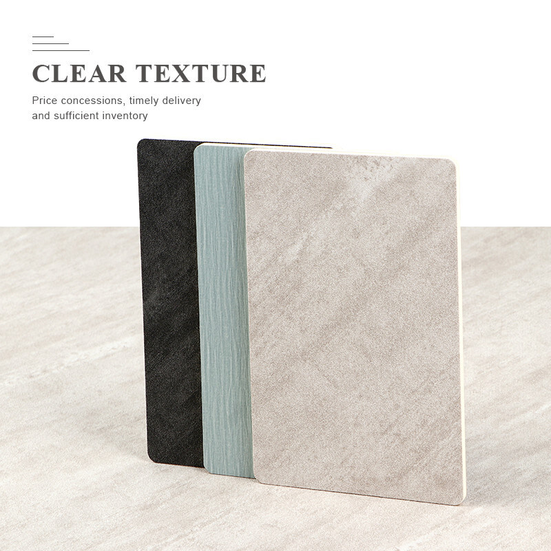 Простая установка Декоративные стеновые панели из бамбука и древесного угля высококачественный мраморный лист