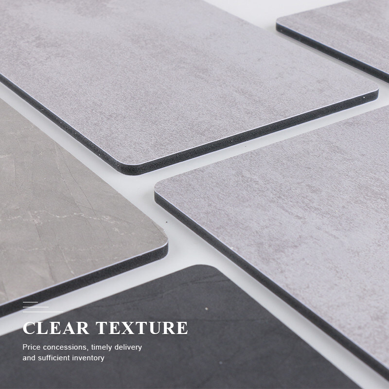 Бамбуковая картонная доска деревянная декоративная панель водонепроницаемая ПВХ мраморная плитка