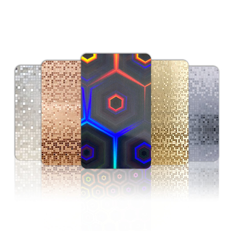 ПВХ панель лазер и мозаика Серия бамбук уголь деревянный фанера Внутренний декор стенный панель