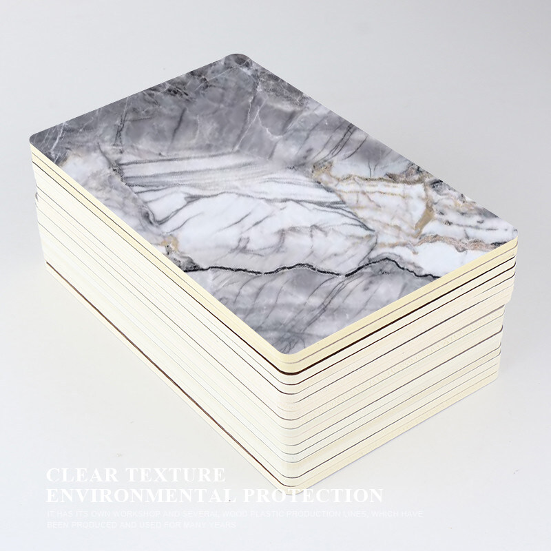 ПЭТ мраморный лист влагозащищенный Бамбук древесный уголь ПВХ декоративная стена