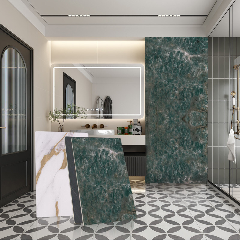 Мармуровые листы бамбуковые угольные фанеры для декорации интерьера водонепроницаемая ПВХ-карта