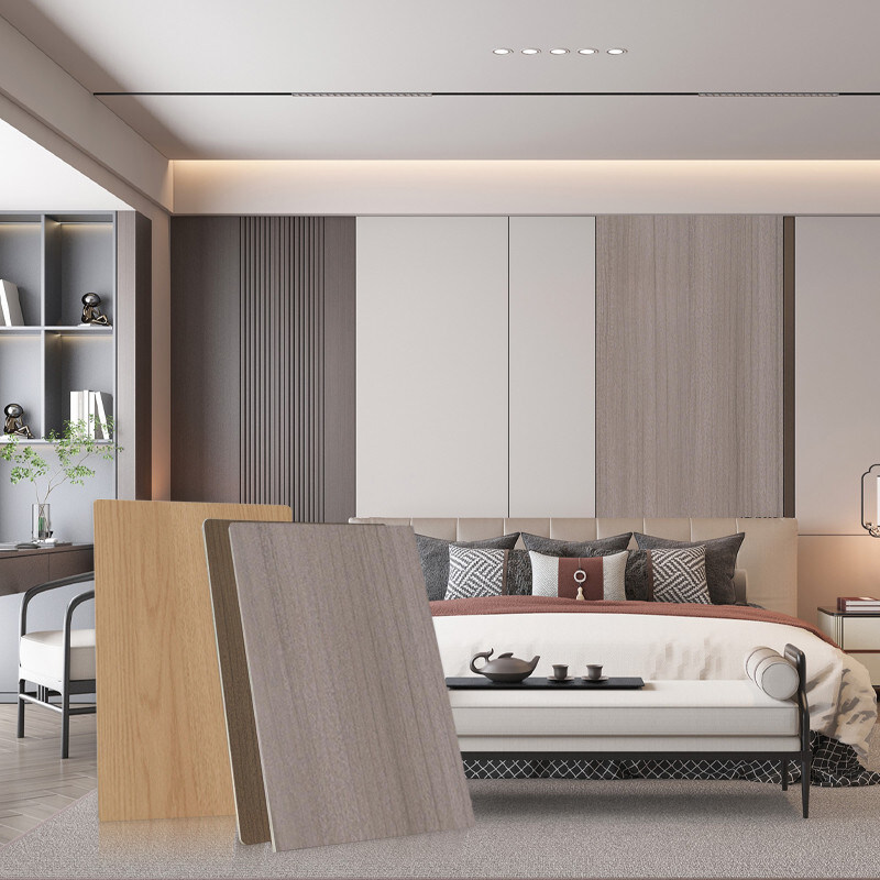 ПУР Клей Бамбук Уголь Стенная панель Высокое качество ПВХ Стенные панели Стенный интерьер