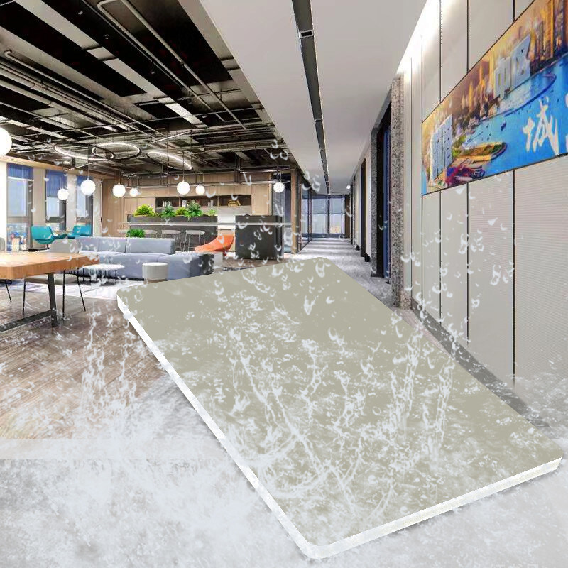 Панель стены волокна бамбука внутреннего художественного оформления 8 Mm деревянная придает огнестойкость облицовке кожи чувствуя деревянной