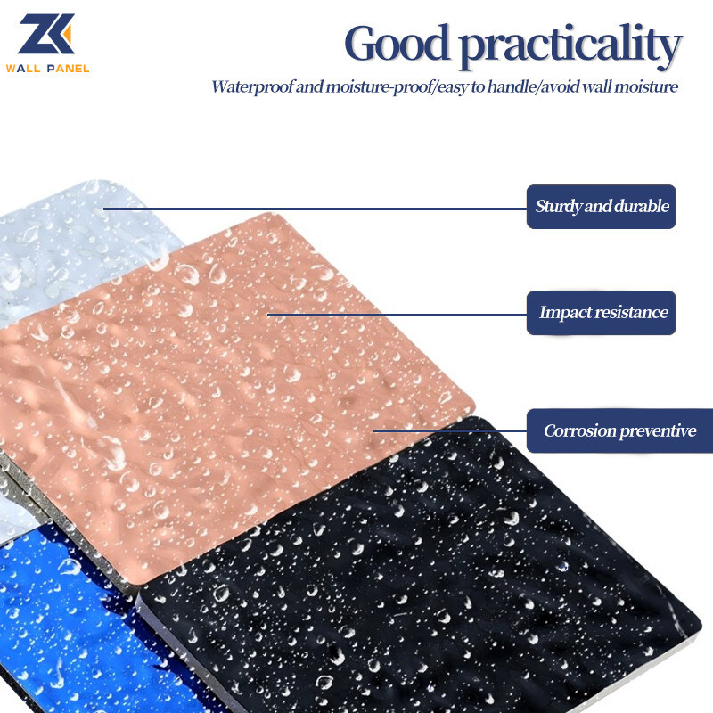 Древесина пульсации воды ЛЮБИМЦА 3D лощит панель стены угля бамбука высокой плотности 8mm деревянную