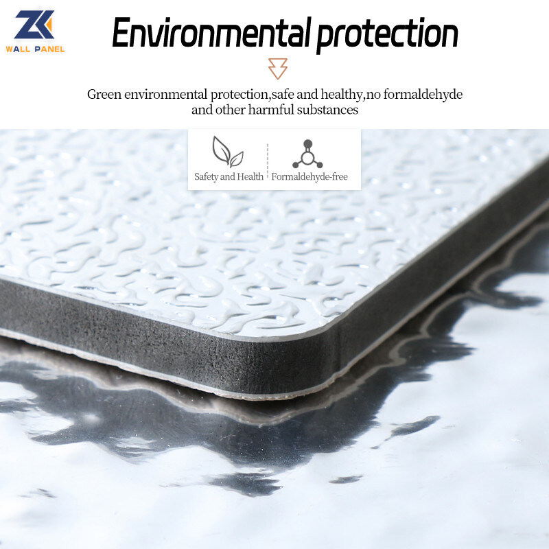 Фасада лобби панели стены пульсации воды панель стены рифленого внутренняя декоративная