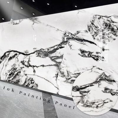 Декорация интерьера Мраморные стеновые панели Коэкструдированный бамбук Уголь деревянный фанера